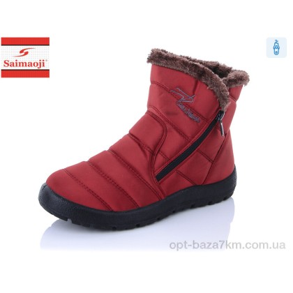 Ботинки женские "Saimaoji" д 8102-2 red, (р.р. 37-42), Китай, от 8 шт. Ботинки женские "Saimaoji" д 8102-2 red, (р.р. 37-42), Китай, от 8 шт.