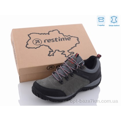 Кроссовки мужские "Restime" PMB23603 grey_black, (р.р. 41-45), Китай, от 8 шт. Кроссовки мужские "Restime" PMB23603 grey_black, (р.р. 41-45), Китай, от 8 шт.