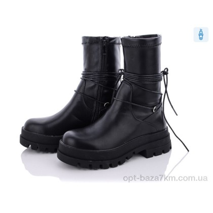 Черевики жіночі "Violeta" M605-1 black, (р.р. 36-41), Китай, від 8 шт. Черевики жіночі "Violeta" M605-1 black, (р.р. 36-41), Китай, від 8 шт.