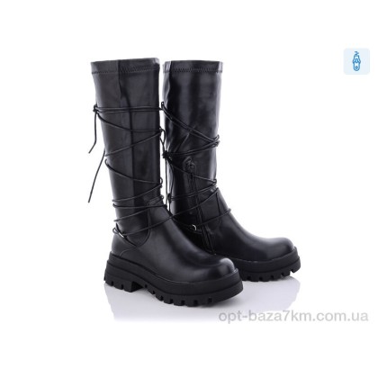 Чоботи жіночі "Violeta" M606-1 black, (р.р. 36-41), Китай, від 8 шт.