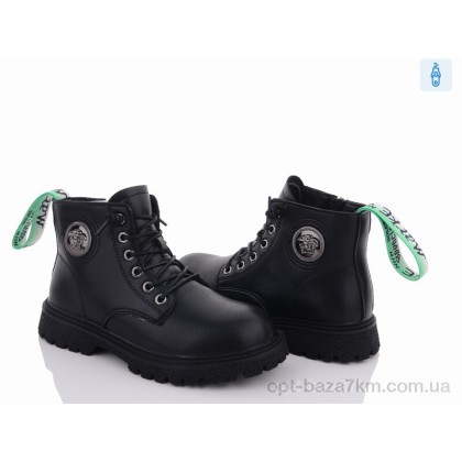 Черевики дитячі "Violeta" Y108(7607) black-green, (р.р. 31-36), Китай, від 6 шт. Черевики дитячі "Violeta" Y108(7607) black-green, (р.р. 31-36), Китай, від 6 шт.