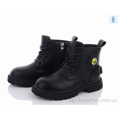 Черевики дитячі "Violeta" Y94(0447B) black, (р.р. 32-37), Китай, від 6 шт. Черевики дитячі "Violeta" Y94(0447B) black, (р.р. 32-37), Китай, від 6 шт.