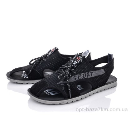 Сандалі чоловічі "Violeta" M201-7 black, (р.р. 40-45), Китай, від 8 шт. Сандалі чоловічі "Violeta" M201-7 black, (р.р. 40-45), Китай, від 8 шт.