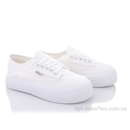 Кроссовки женские "Violeta" 9-762 white, (р.р. 36-41), Китай, от 8 шт.
