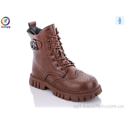 Черевики дитячі "Леопард" M27-27 brown, (р.р. 32-37), Китай, від 8 шт. Черевики дитячі "Леопард" M27-27 brown, (р.р. 32-37), Китай, від 8 шт.