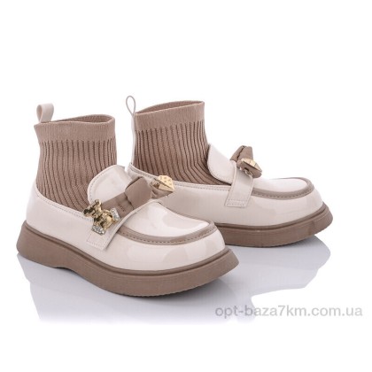 Черевики дитячі "Violeta" Y159(2107B) beige, (р.р. 32-37), Китай, від 6 шт. Черевики дитячі "Violeta" Y159(2107B) beige, (р.р. 32-37), Китай, від 6 шт.