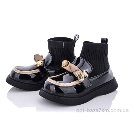Черевики дитячі "Violeta" Y159(2107B) black, (р.р. 32-37), Китай, від 6 шт. Черевики дитячі "Violeta" Y159(2107B) black, (р.р. 32-37), Китай, від 6 шт.