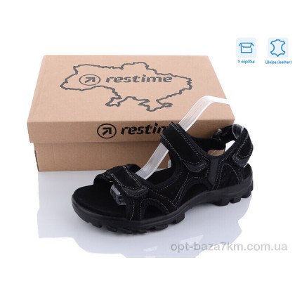 Сандали мужские "Restime" NML22111 black, (р.р. 40-45), Китай, от 8 шт. Сандали мужские "Restime" NML22111 black, (р.р. 40-45), Китай, от 8 шт.