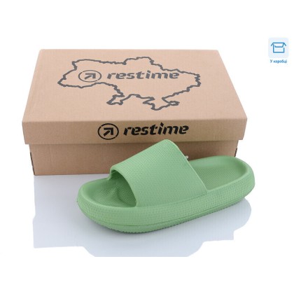 Шлепки женские "Restime" TWL22033 mint, (р.р. 35-40), Китай, от 24 шт. Шлепки женские "Restime" TWL22033 mint, (р.р. 35-40), Китай, от 24 шт.