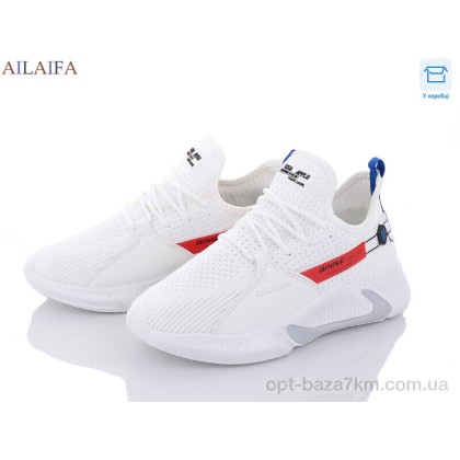 Кроссовки женские "Ailaifa" 6621 white, (р.р. 36-41), Китай, от 8 шт.