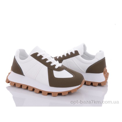 Кроссовки женские "Violeta" 149-9-7 white-olive, (р.р. 36-41), Китай, от 8 шт. Кроссовки женские "Violeta" 149-9-7 white-olive, (р.р. 36-41), Китай, от 8 шт.