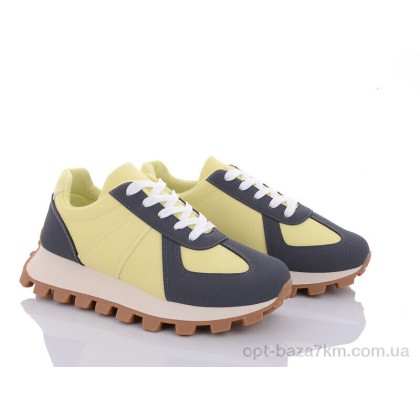 Кроссовки женские "Violeta" 149-9-5 black-yellow, (р.р. 36-41), Китай, от 8 шт. Кроссовки женские "Violeta" 149-9-5 black-yellow, (р.р. 36-41), Китай, от 8 шт.