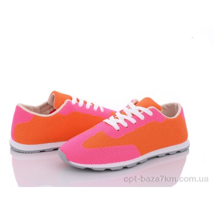 Кроссовки женские "Violeta" 176-0(176-23) pink-orange, (р.р. 36-41), Китай, от 8 шт. Кроссовки женские "Violeta" 176-0(176-23) pink-orange, (р.р. 36-41), Китай, от 8 шт.