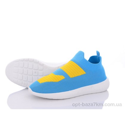 Кроссовки женские "Violeta" 4-480 blue-yellow, (р.р. 36-41), Китай, от 8 шт.