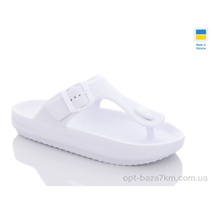 Шлепки женские "Крок" 251 білий, (р.р. 36-41), Украина, от 8 шт.