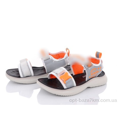 Сандали детские "Violeta" PL14(A10) grey-orange, (р.р. 32-37), Китай, от 6 шт. Сандали детские "Violeta" PL14(A10) grey-orange, (р.р. 32-37), Китай, от 6 шт.