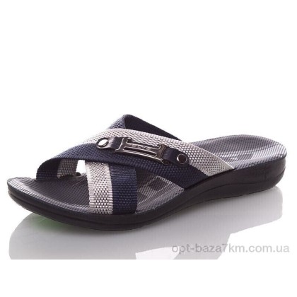 Шлепки мужские "Malibu" 008 blue, (р.р. 40-44), Турция, от 6 шт.
