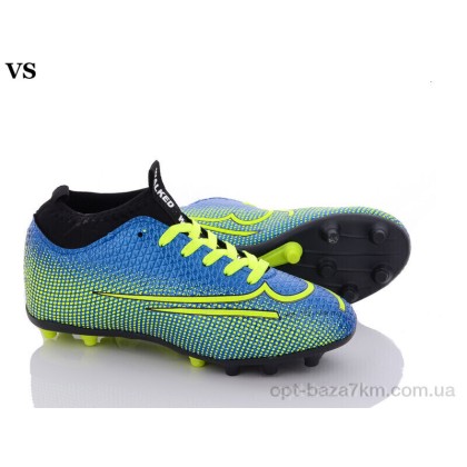 Футбольная обувь детская "VS" Walked Crampon 54 blue, (р.р. 36-39), Турция, от 8 шт. Футбольная обувь детская "VS" Walked Crampon 54 blue, (р.р. 36-39), Турция, от 8 шт.