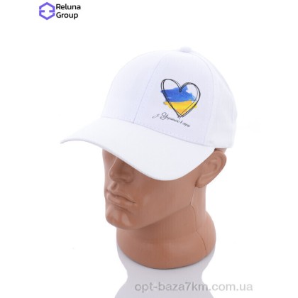 Кепка чоловіча "Reluna Group" LR003-2 white, (р.р. One size), Китай, від 5 шт. Кепка чоловіча "Reluna Group" LR003-2 white, (р.р. One size), Китай, від 5 шт.