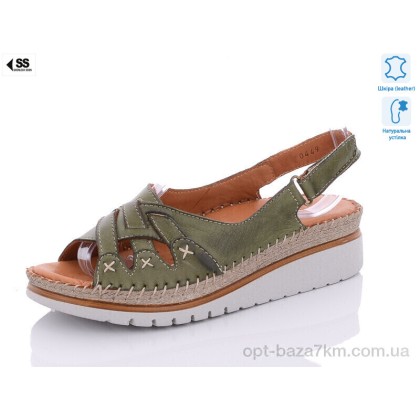 Босоножки женские "SHERLOCK SOON" 0449 olive, (р.р. 36-40), Турция, от 8 шт.