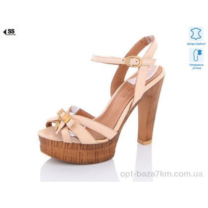 Босоножки женские "SHERLOCK SOON" 75-505 beige, (р.р. 36-40), Турция, от 8 шт.