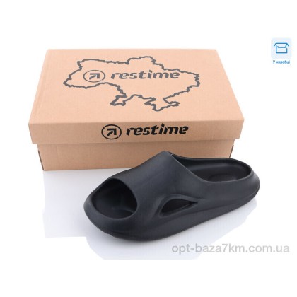 Шлепки женские "Restime" TWL23125 black, (р.р. 37-41), Китай, от 24 шт. Шлепки женские "Restime" TWL23125 black, (р.р. 37-41), Китай, от 24 шт.
