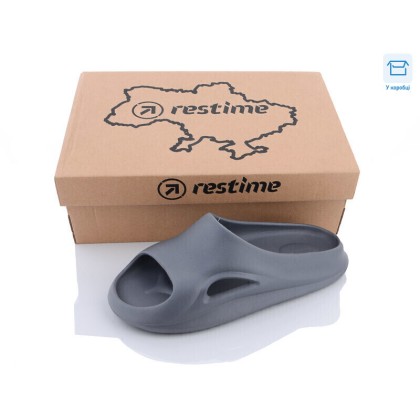 Шлепки женские "Restime" TWL23125 grey, (р.р. 37-41), Китай, от 24 шт. Шлепки женские "Restime" TWL23125 grey, (р.р. 37-41), Китай, от 24 шт.