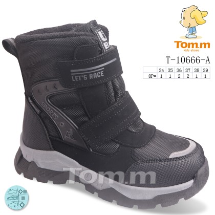 Ботинки детские "TOM.M" T-10666-A, (р.р. 34-39), Китай, от 8 шт. Ботинки детские "TOM.M" T-10666-A, (р.р. 34-39), Китай, от 8 шт.
