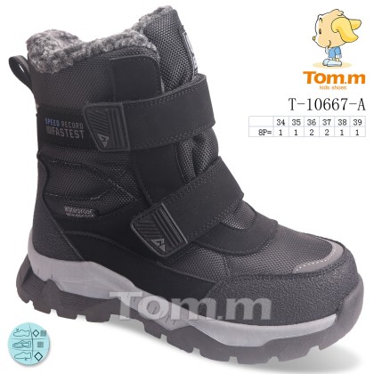 Ботинки детские "TOM.M" T-10667-A, (р.р. 34-39), Китай, от 8 шт. Ботинки детские "TOM.M" T-10667-A, (р.р. 34-39), Китай, от 8 шт.