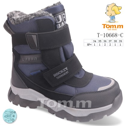 Ботинки детские "TOM.M" T-10668-C, (р.р. 34-39), Китай, от 8 шт. Ботинки детские "TOM.M" T-10668-C, (р.р. 34-39), Китай, от 8 шт.