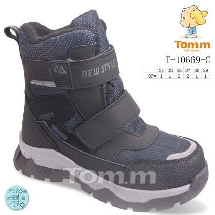 Ботинки детские "TOM.M" T-10669-C, (р.р. 34-39), Китай, от 8 шт. Ботинки детские "TOM.M" T-10669-C, (р.р. 34-39), Китай, от 8 шт.