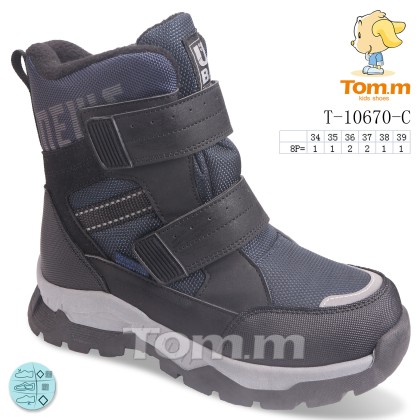 Черевики дитячі "TOM.M" T-10670-C, (р.р. 34-39), Китай, від 8 шт. Черевики дитячі "TOM.M" T-10670-C, (р.р. 34-39), Китай, від 8 шт.