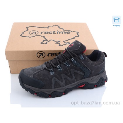 Кроссовки мужские "Restime" AM023874 d.grey-red, (р.р. 40-45), Китай, от 8 шт. Кроссовки мужские "Restime" AM023874 d.grey-red, (р.р. 40-45), Китай, от 8 шт.