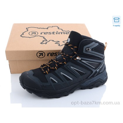 Черевики чоловічі "Restime" AM023907 black-grey, (р.р. 40-45), Китай, від 8 шт. Черевики чоловічі "Restime" AM023907 black-grey, (р.р. 40-45), Китай, від 8 шт.