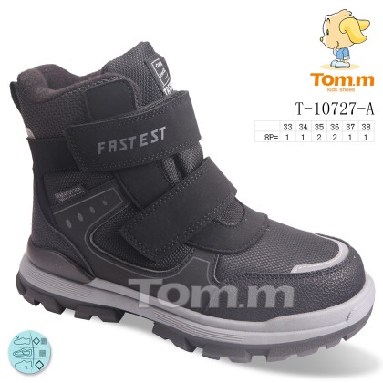 Ботинки детские "TOM.M" T-10727-A, (р.р. 33-38), Китай, от 8 шт.