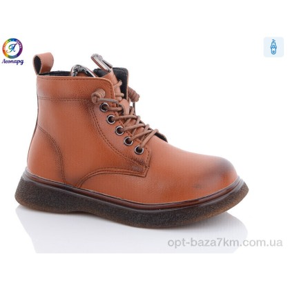 Черевики дитячі "Леопард" 9018 brown, (р.р. 31-36), Китай, від 8 шт. Черевики дитячі "Леопард" 9018 brown, (р.р. 31-36), Китай, від 8 шт.