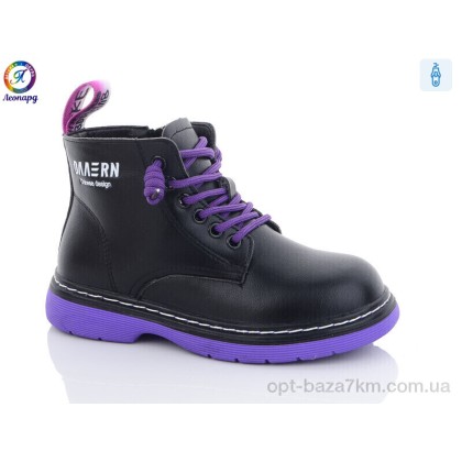 Черевики дитячі "Леопард" 902 purple, (р.р. 31-36), Китай, від 8 шт. Черевики дитячі "Леопард" 902 purple, (р.р. 31-36), Китай, від 8 шт.