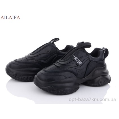 Кроссовки женские "Ailaifa" 8117 black піна, (р.р. 36-41), Китай, от 6 шт. Кроссовки женские "Ailaifa" 8117 black піна, (р.р. 36-41), Китай, от 6 шт.
