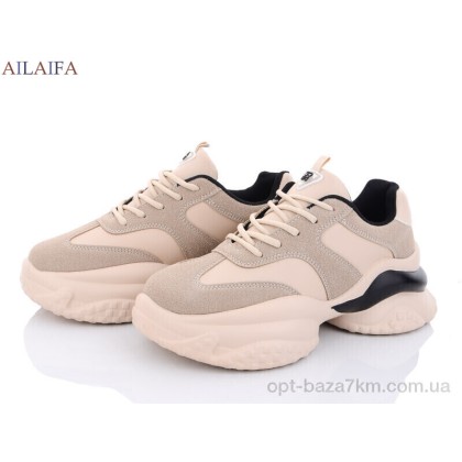 Кроссовки женские "Ailaifa" 8118 apricot, (р.р. 36-41), Китай, от 6 шт. Кроссовки женские "Ailaifa" 8118 apricot, (р.р. 36-41), Китай, от 6 шт.