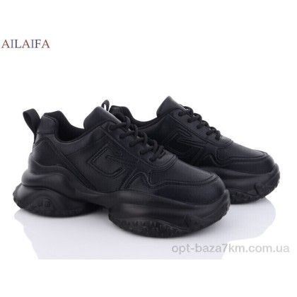 Кроссовки женские "Ailaifa" 8116 black піна, (р.р. 36-41), Китай, от 6 шт. Кроссовки женские "Ailaifa" 8116 black піна, (р.р. 36-41), Китай, от 6 шт.