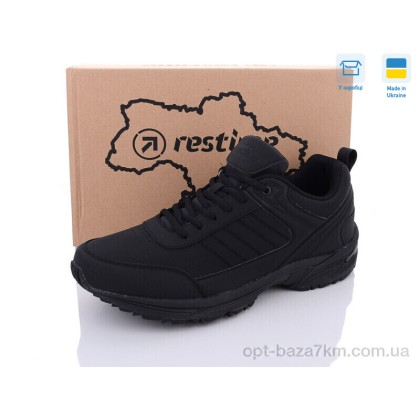 Кроссовки мужские "Restime" PG023006 black nubuk, (р.р. 46-49), Украина, от 6 шт. Кроссовки мужские "Restime" PG023006 black nubuk, (р.р. 46-49), Украина, от 6 шт.