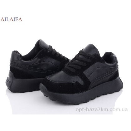 Кроссовки женские "Ailaifa" 2399 all black піна, (р.р. 36-41), Китай, от 6 шт. Кроссовки женские "Ailaifa" 2399 all black піна, (р.р. 36-41), Китай, от 6 шт.