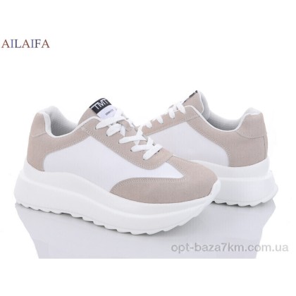 Кроссовки женские "Ailaifa" F62 white піна, (р.р. 36-41), Китай, от 6 шт. Кроссовки женские "Ailaifa" F62 white піна, (р.р. 36-41), Китай, от 6 шт.