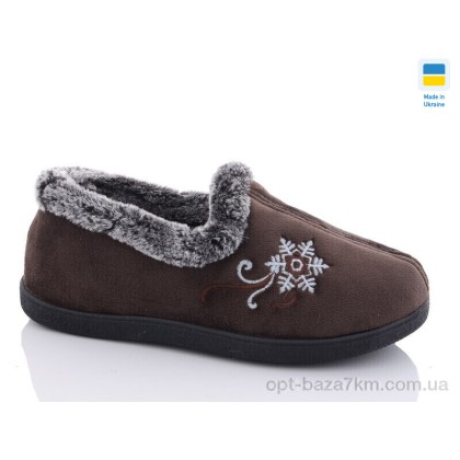 Тапки женские "Крок" 2202 коричневий old, (р.р. 37-42), Украина, от 6 шт.