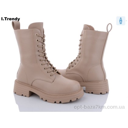 Ботинки женские "Trendy" B9703-10 beige, (р.р. 36-41), Китай, от 6 шт. Ботинки женские "Trendy" B9703-10 beige, (р.р. 36-41), Китай, от 6 шт.