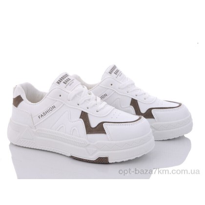 Кроссовки женские "Violeta" 45-97 white-khaki, (р.р. 37-41), Китай, от 8 шт.