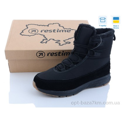 Ботинки женские "Restime" TWZ23236 black, (р.р. 36-41), Украина, от 8 шт. Ботинки женские "Restime" TWZ23236 black, (р.р. 36-41), Украина, от 8 шт.