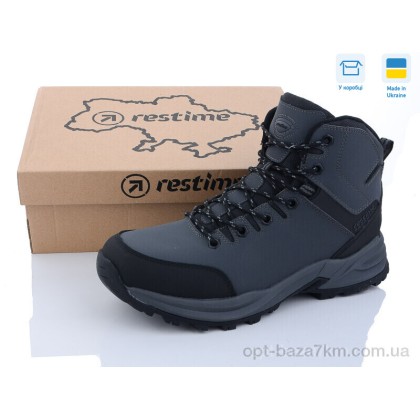 Черевики чоловічі "Restime" PMZ23136 grey, (р.р. 41-45), Україна, від 8 шт. Черевики чоловічі "Restime" PMZ23136 grey, (р.р. 41-45), Україна, від 8 шт.