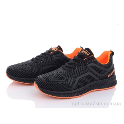Кроссовки мужские "Violeta" 197-142 black-orange, (р.р. 40-45), Китай, от 8 шт. Кроссовки мужские "Violeta" 197-142 black-orange, (р.р. 40-45), Китай, от 8 шт.