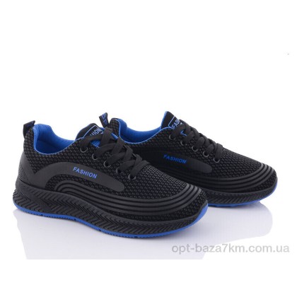 Кроссовки женские "Violeta" 197-141 black-blue, (р.р. 36-41), Китай, от 8 шт.